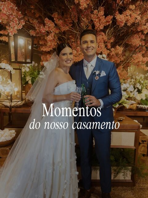 Momentos do casamento de Thalita e Léo Medina.